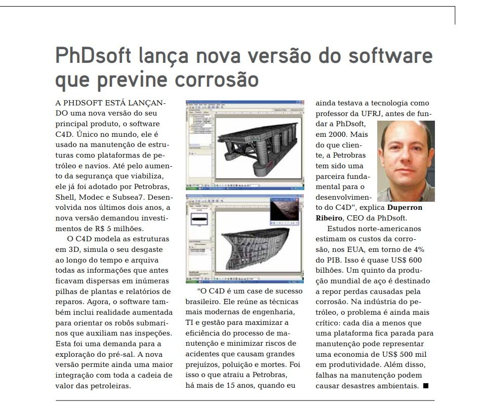 C4D von PhDsoft ist ein brasilianischer Erfolgsfall