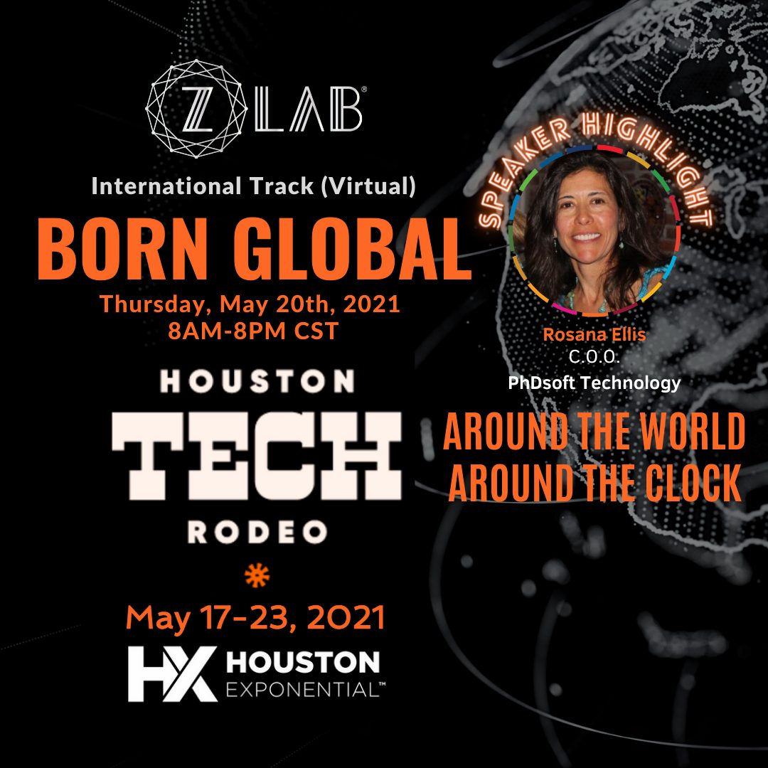 Die operative Geschäftsführerin von PhDsoft nimmt am Houston Tech Rodeo teil