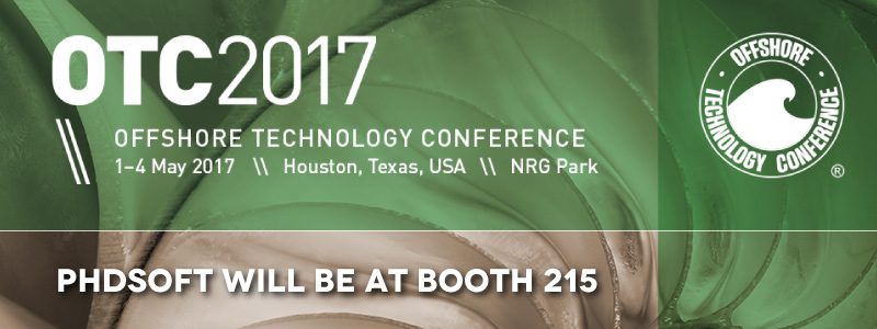 PhdSoft stellt auf der Offshore Technology Conference in Houston, Texas, aus.